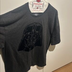Star Wars Black Short Sleeve Darth Vader Graphic Tee